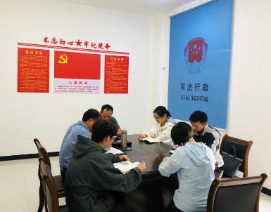 感悟思想伟力  凝聚奋进力量——泸县司法局云龙片区功能型党支部开展主题党日活动